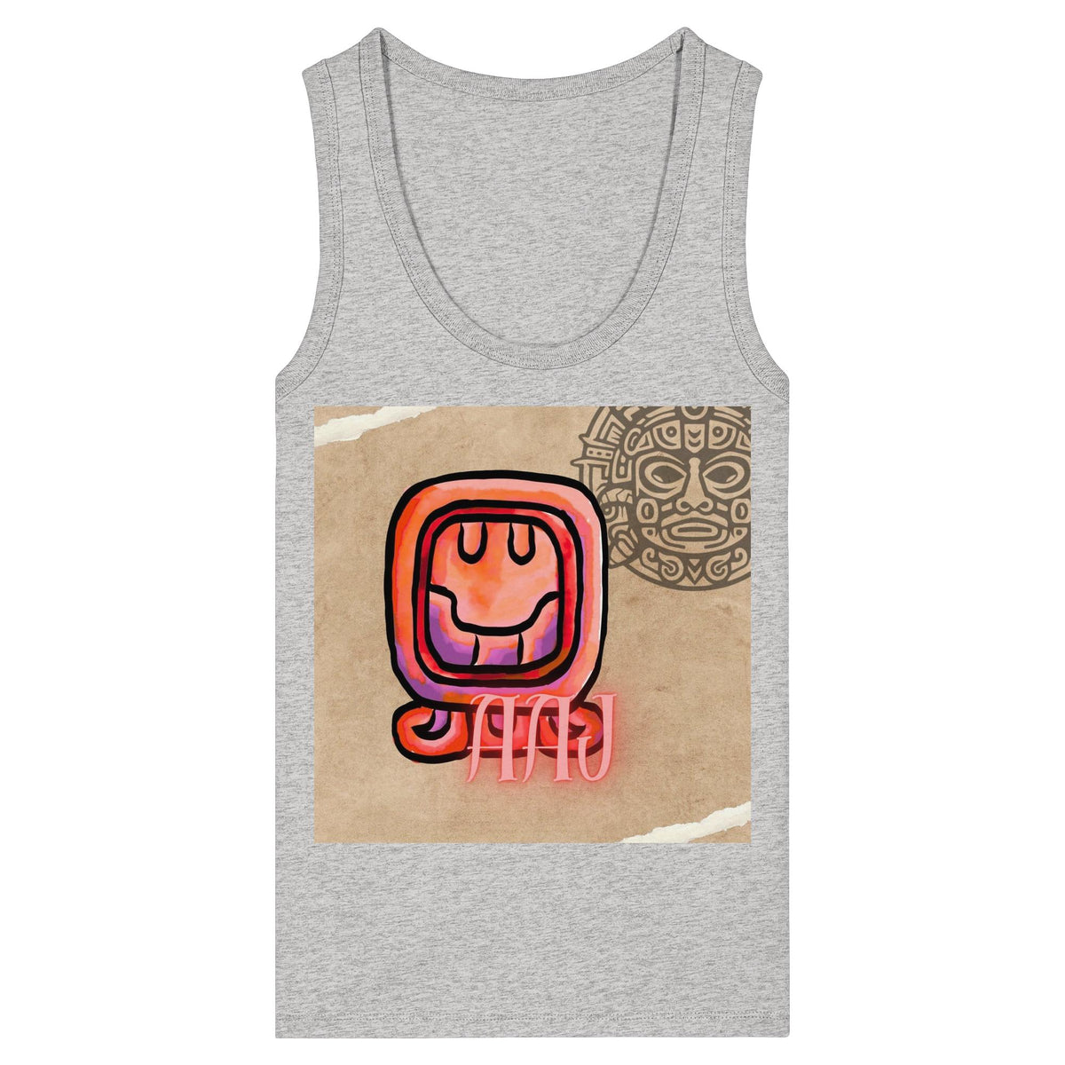 Womens Organic Fitted Tank Top - Rotes Schilf / red reed