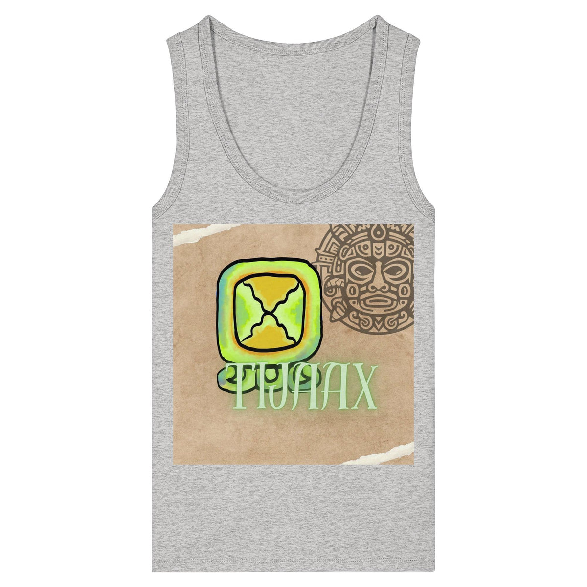 Womens Organic Fitted Tank Top - Weißer Zündstein / white flint