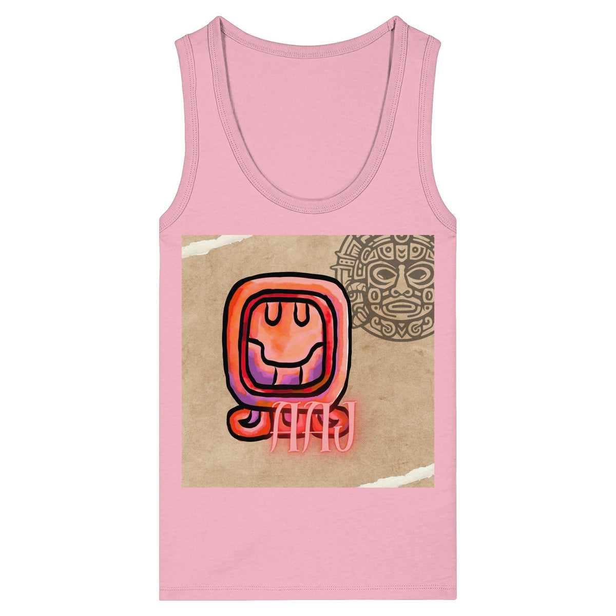 Womens Organic Fitted Tank Top - Rotes Schilf / red reed