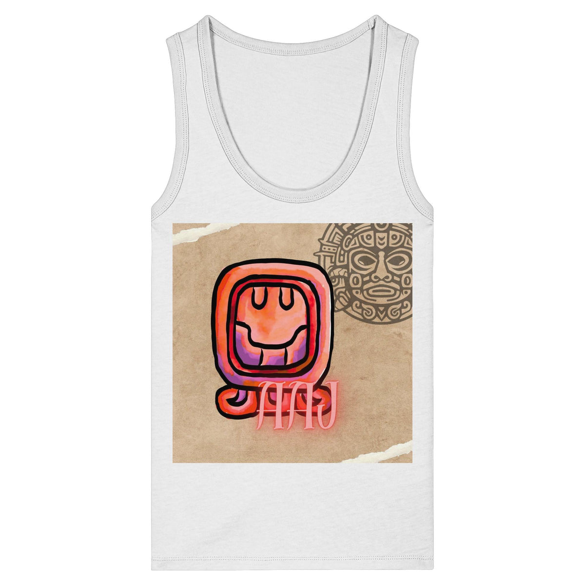Womens Organic Fitted Tank Top - Rotes Schilf / red reed