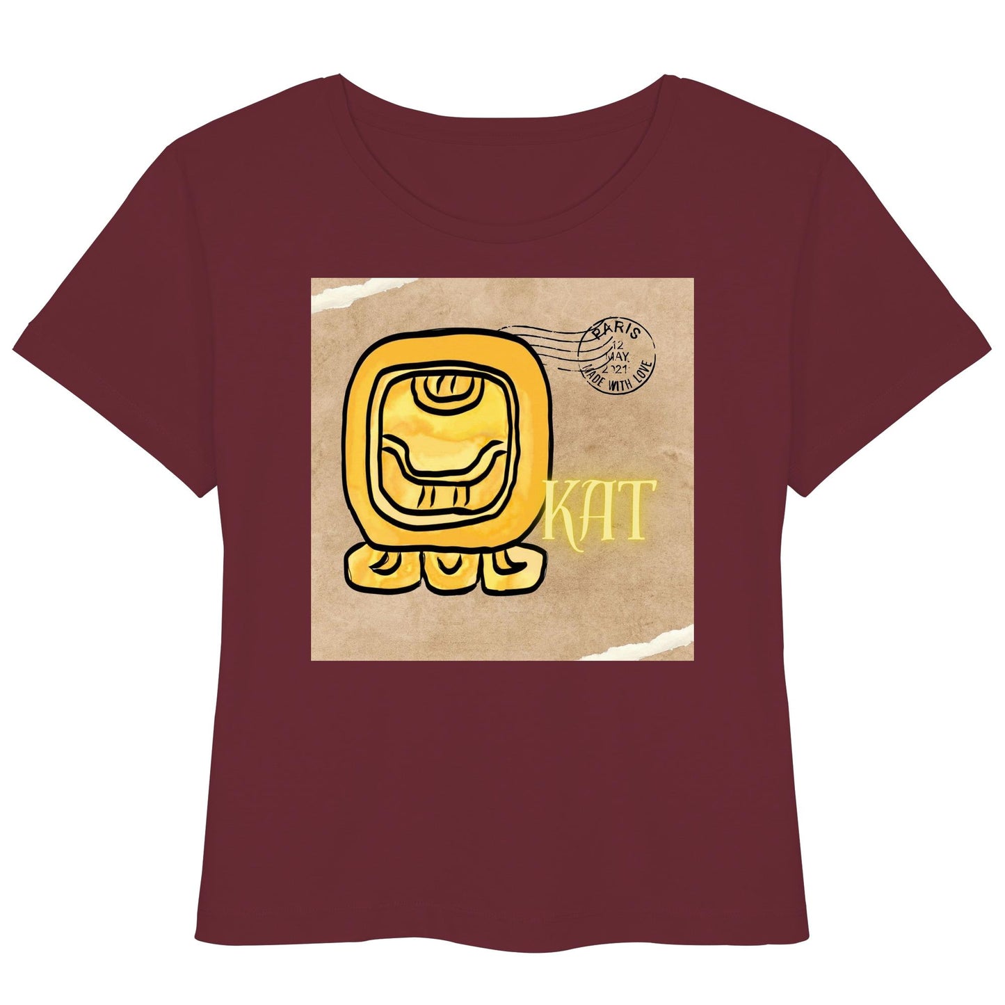 Womens Organic Lightweight T-Shirt - Gelber Same / Yellow seed