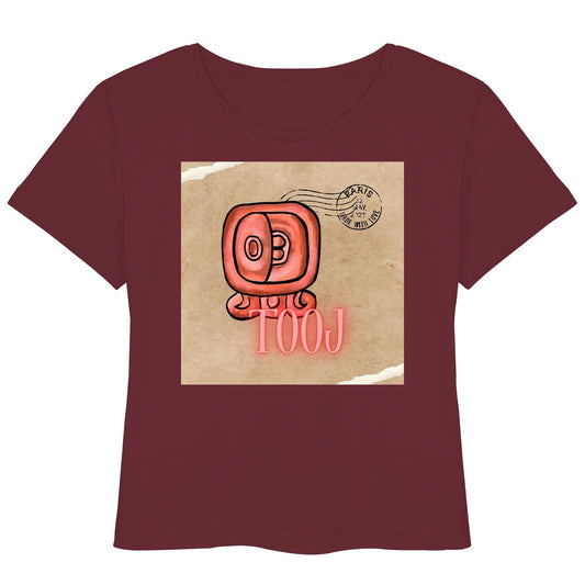 Womens Organic Lightweight T-Shirt - Rote Hingabe / Red offering