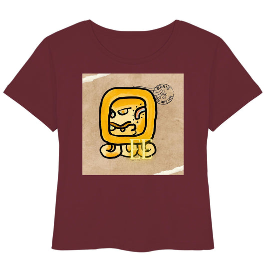 Womens Organic Lightweight T-Shirt - Gelbe Straße / Yellow road