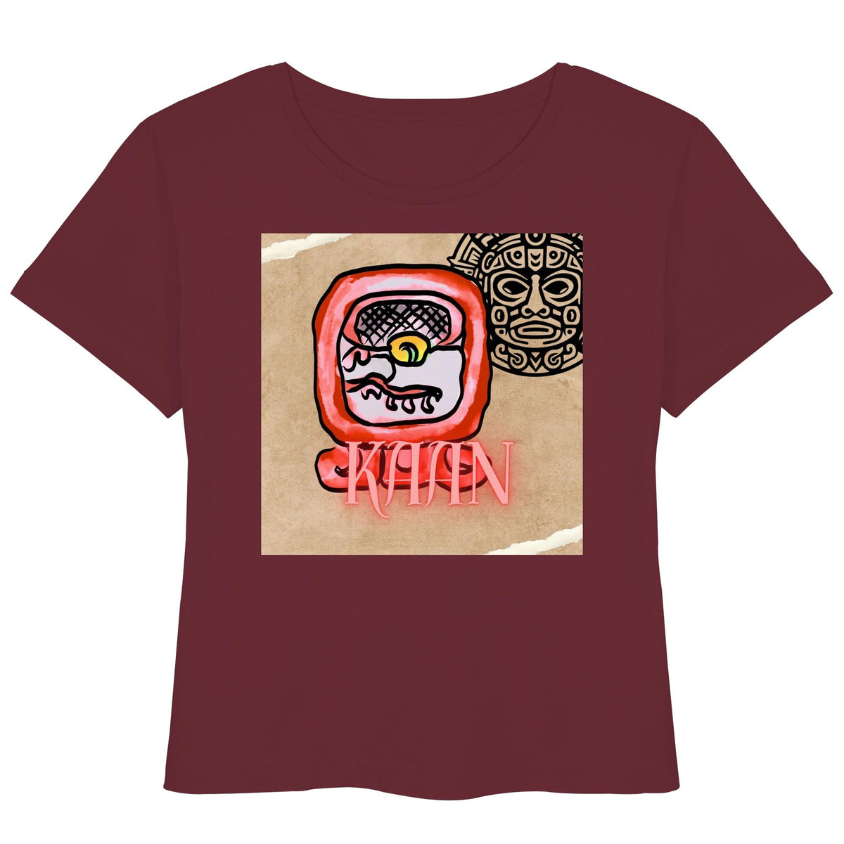 Womens Organic Lightweight T-Shirt - Rote Schlange / red serpent