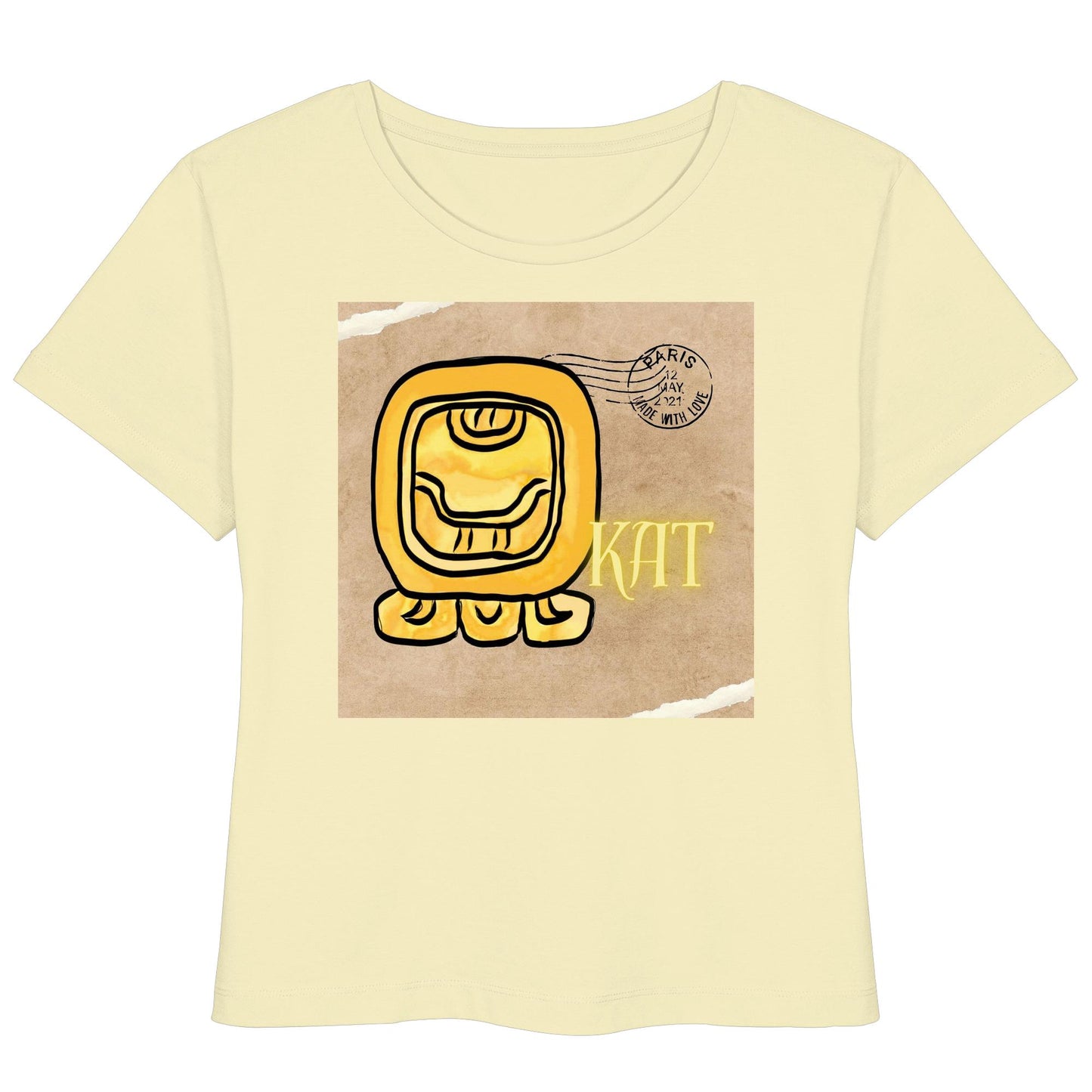 Womens Organic Lightweight T-Shirt - Gelber Same / Yellow seed