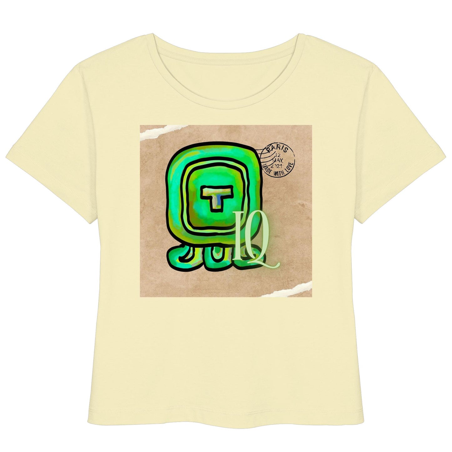 Womens Organic Lightweight T-Shirt - Weißer Wind / White wind