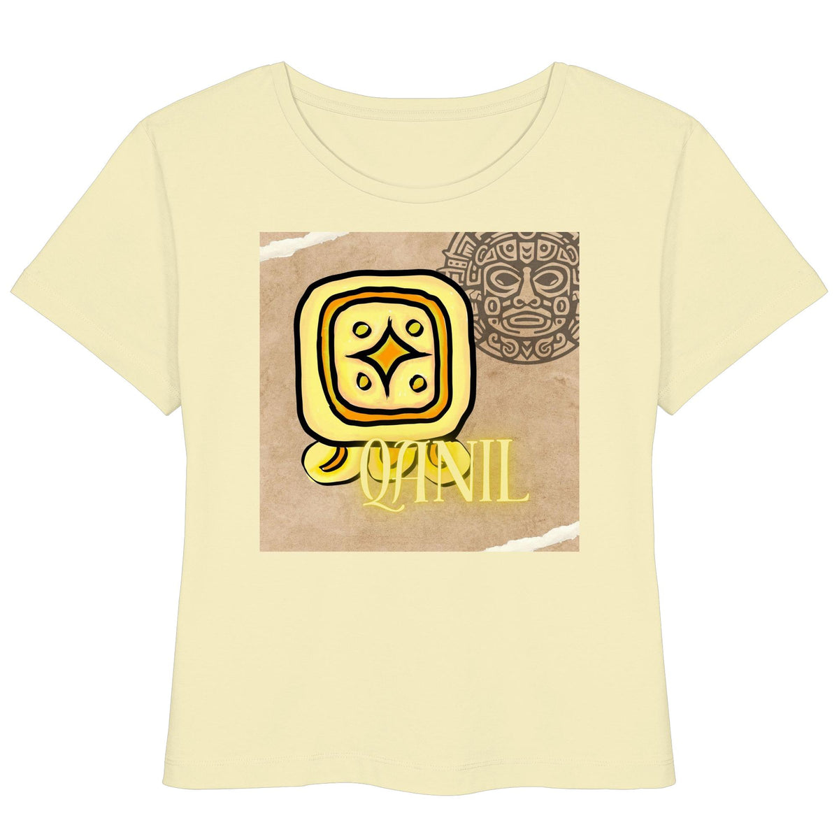 Womens Organic Lightweight T-Shirt - Gelber Stern / yellow star