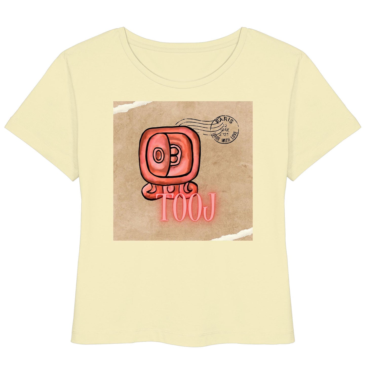 Womens Organic Lightweight T-Shirt - Rote Hingabe / Red offering