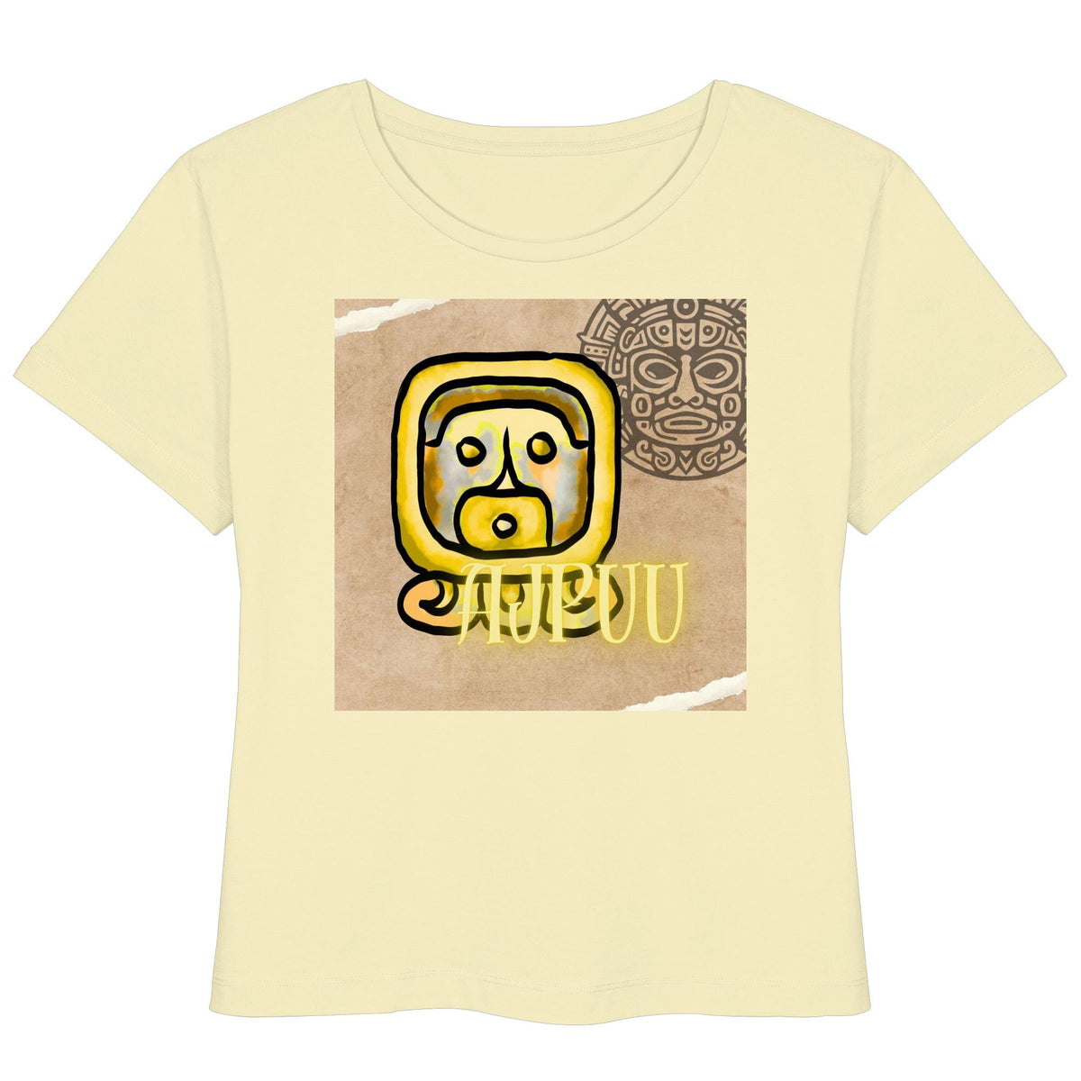 Womens Organic Lightweight T-Shirt - Gelbe Sonne / yellow sun