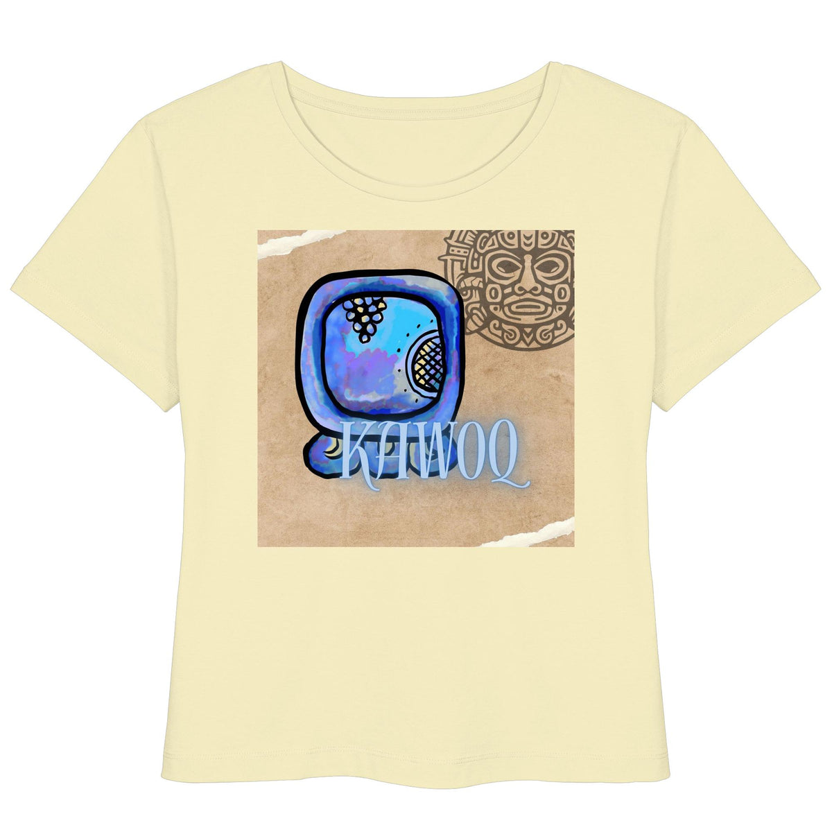 Womens Organic Lightweight T-Shirt - Blauer Sturm / blue storm