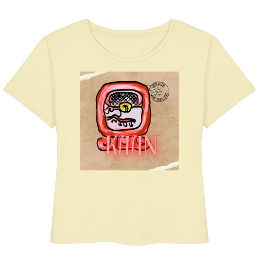 Womens Organic Lightweight T-Shirt - Roter Schlange / Red serpent