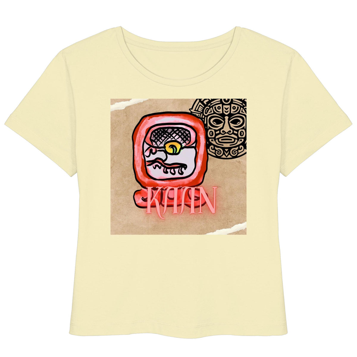 Womens Organic Lightweight T-Shirt - Rote Schlange / red serpent