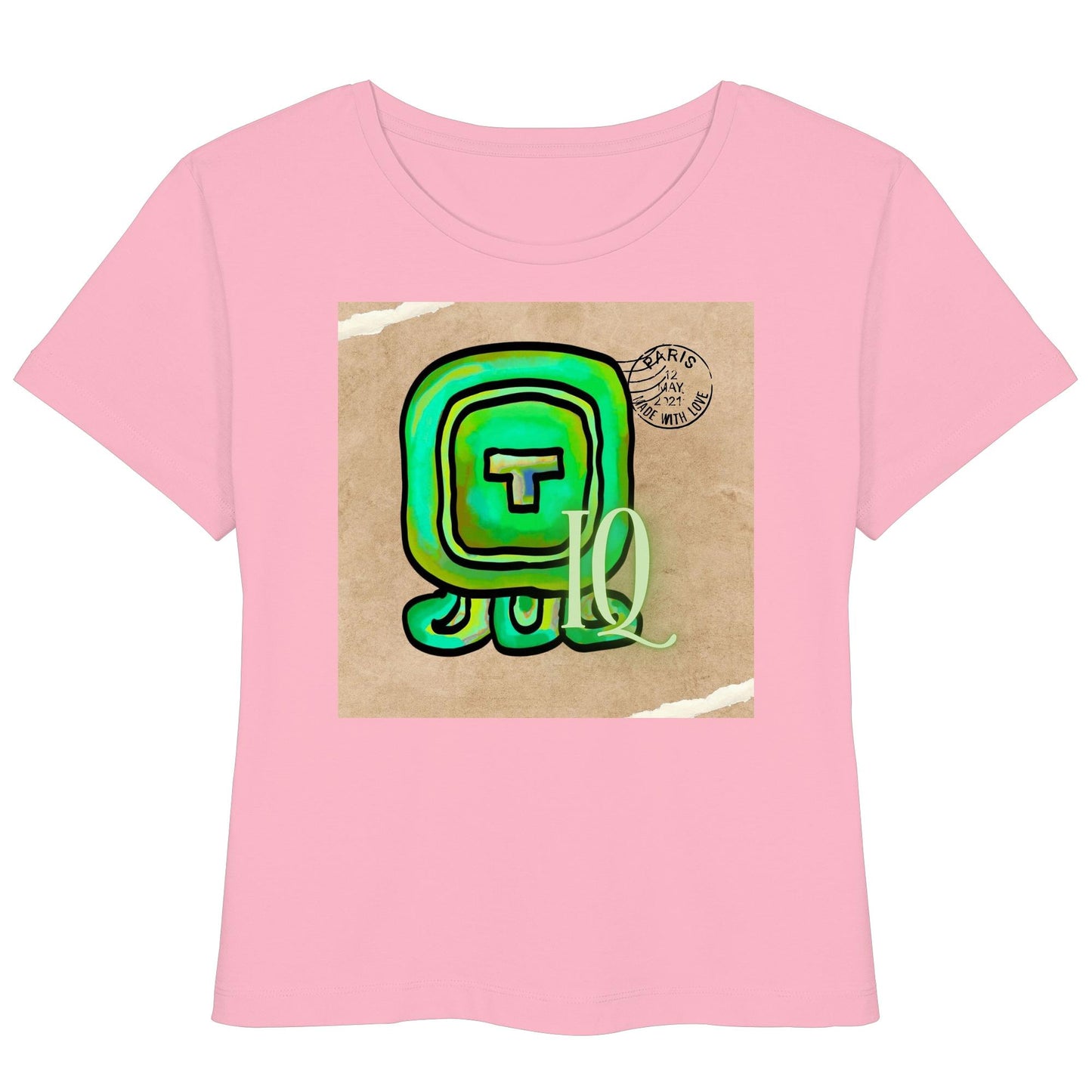 Womens Organic Lightweight T-Shirt - Weißer Wind / White wind