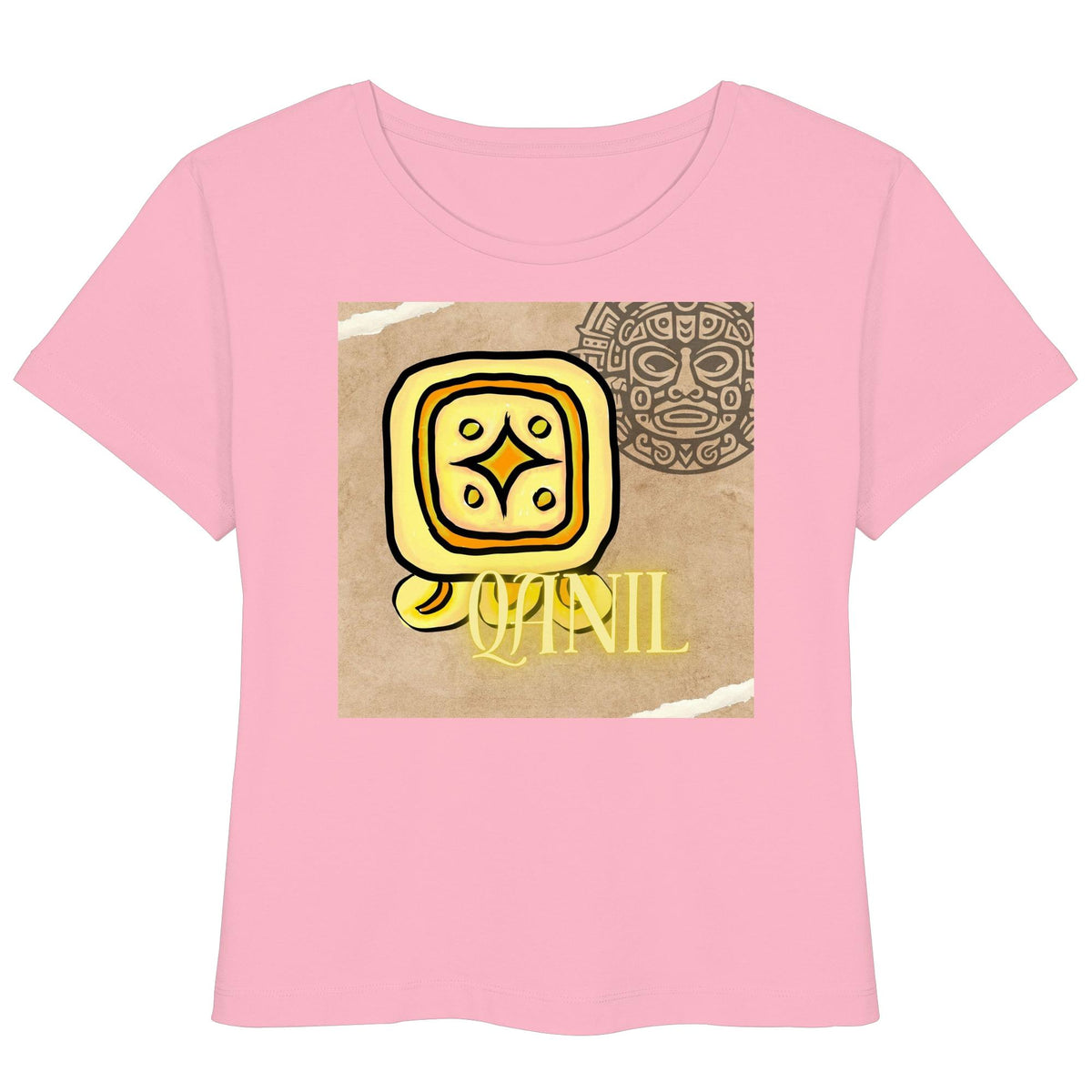 Womens Organic Lightweight T-Shirt - Gelber Stern / yellow star
