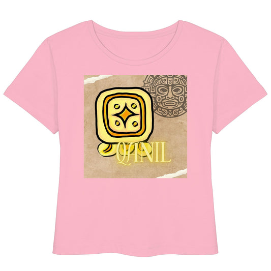 Womens Organic Lightweight T-Shirt - Gelber Stern / yellow star