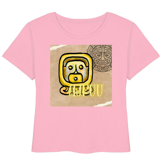 Womens Organic Lightweight T-Shirt - Gelbe Sonne / yellow sun