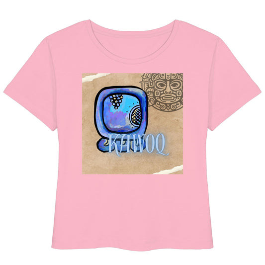 Womens Organic Lightweight T-Shirt - Blauer Sturm / blue storm