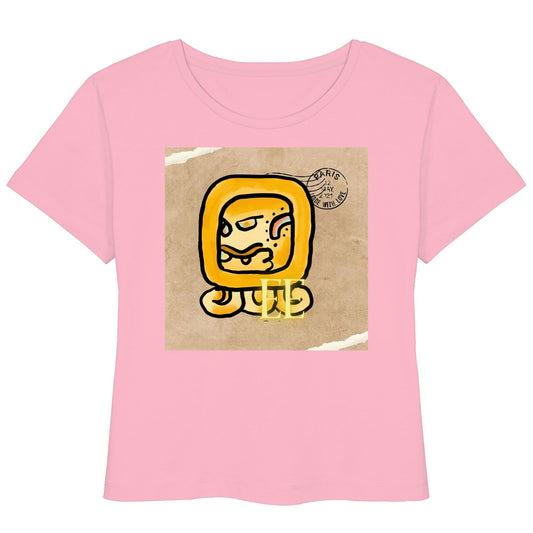 Womens Organic Lightweight T-Shirt - Gelbe Straße / Yellow road