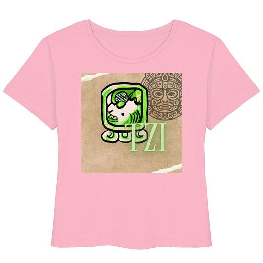 Womens Organic Lightweight T-Shirt - Weißer Hund / white dog
