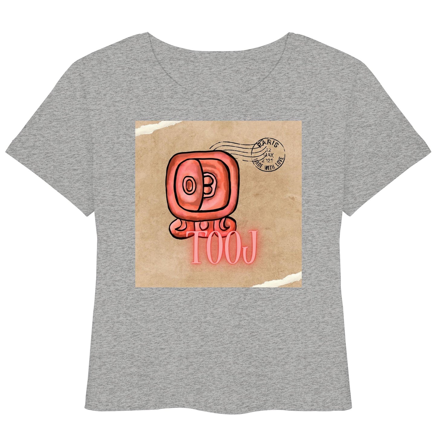 Womens Organic Lightweight T-Shirt - Rote Hingabe / Red offering