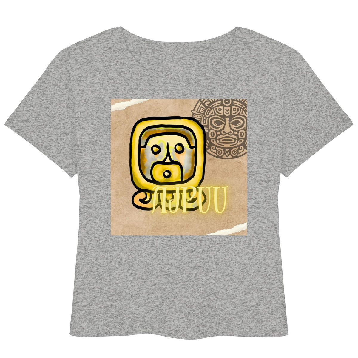 Womens Organic Lightweight T-Shirt - Gelbe Sonne / yellow sun
