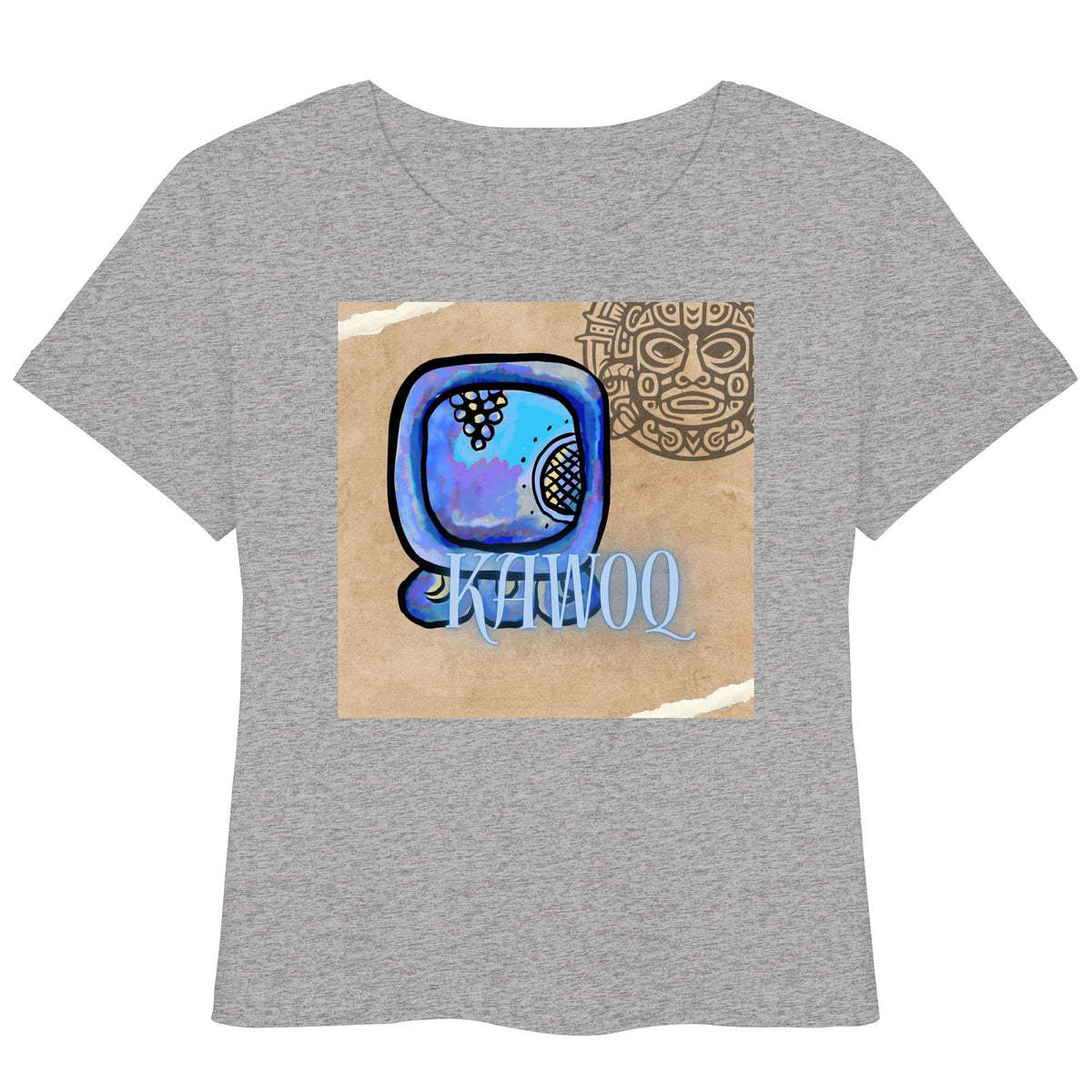 Womens Organic Lightweight T-Shirt - Blauer Sturm / blue storm