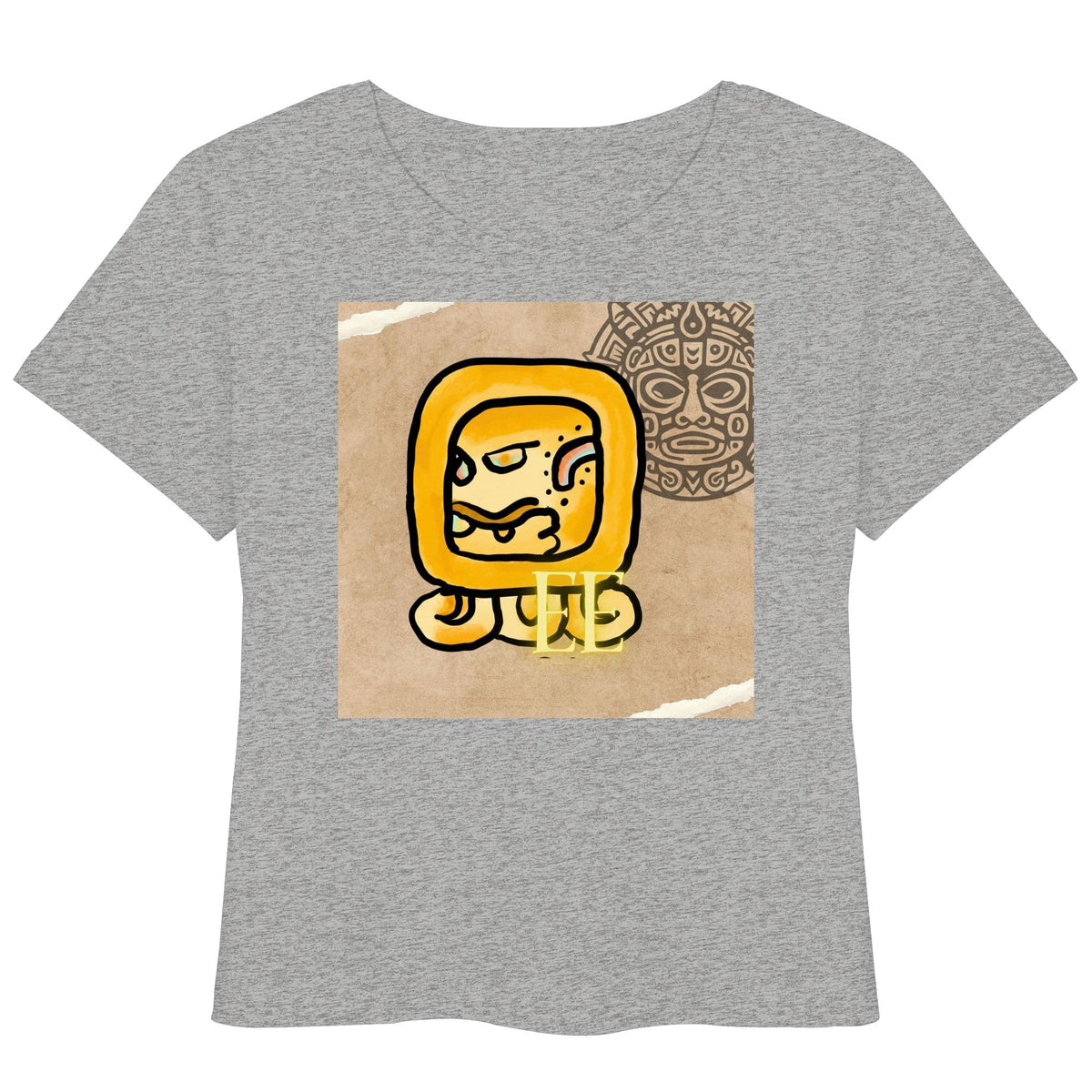Womens Organic Lightweight T-Shirt - Gelbe Straße / yellow road