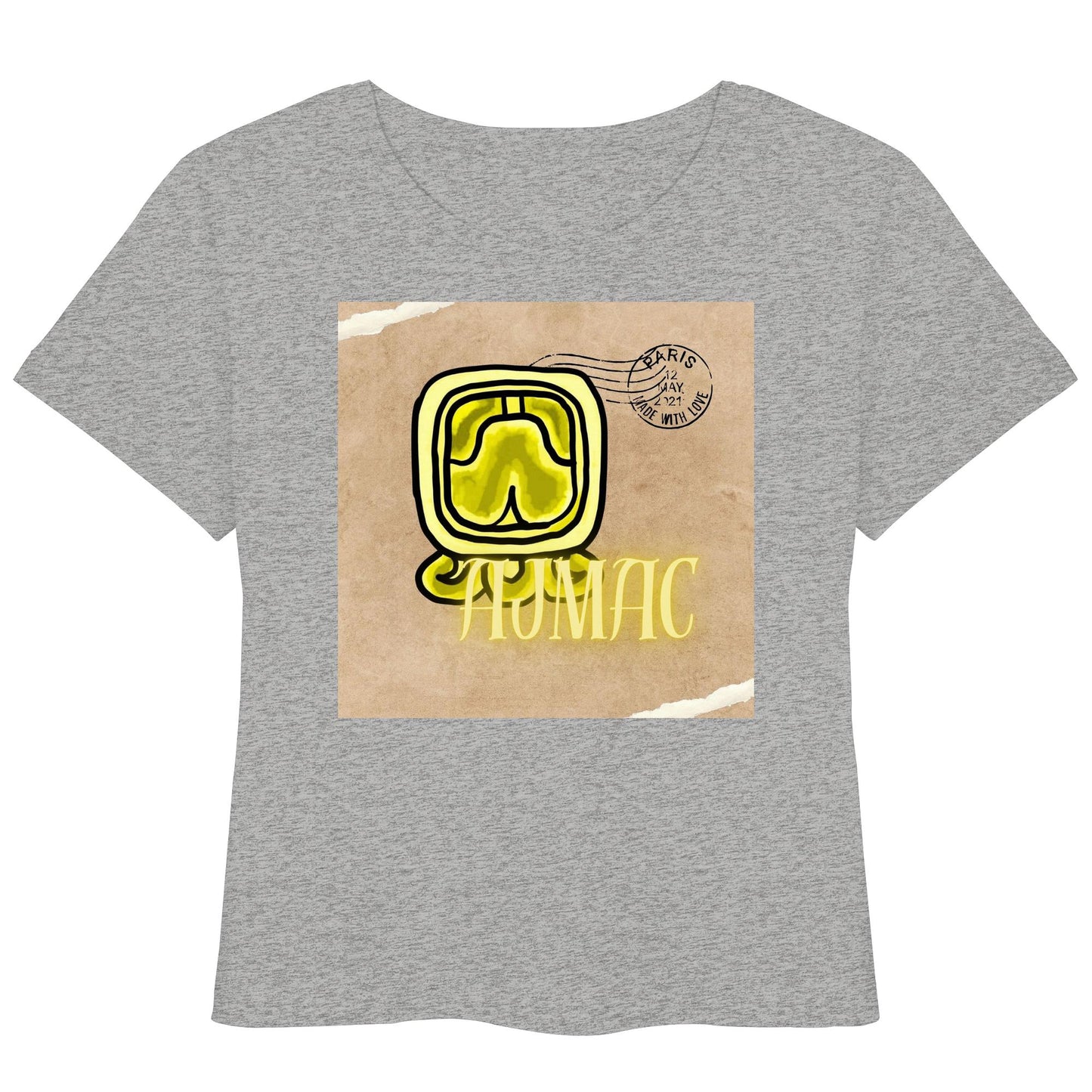Womens Organic Lightweight T-Shirt - Gelbe Weisheit / Yellow wisdom