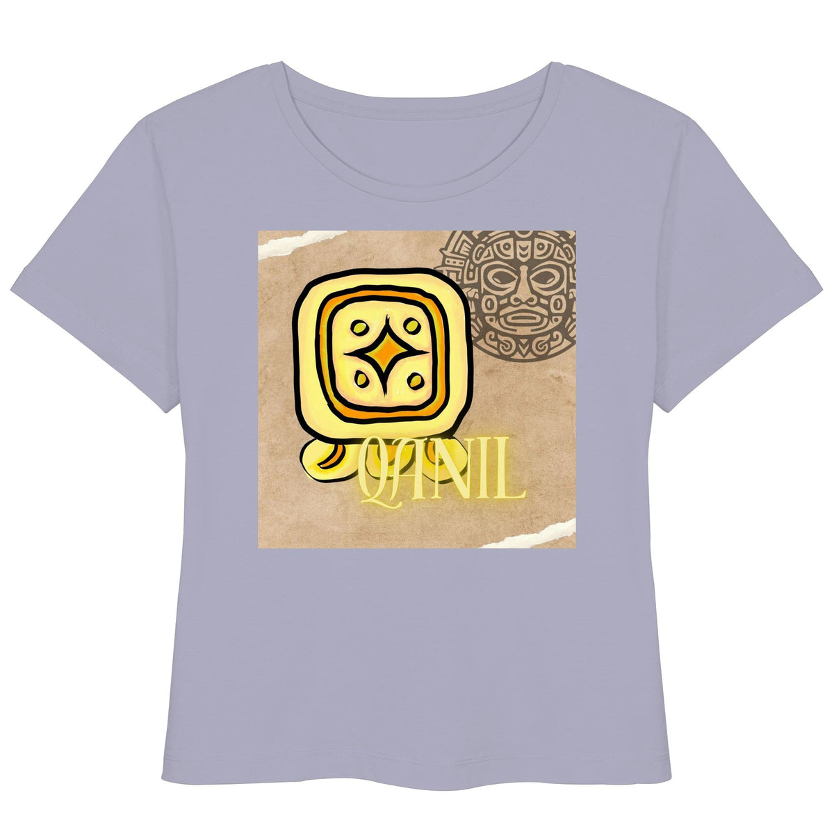 Womens Organic Lightweight T-Shirt - Gelber Stern / yellow star