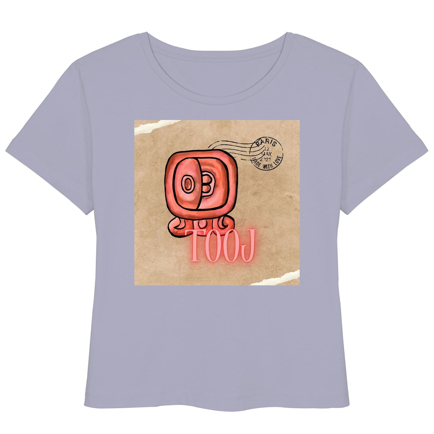 Womens Organic Lightweight T-Shirt - Rote Hingabe / Red offering