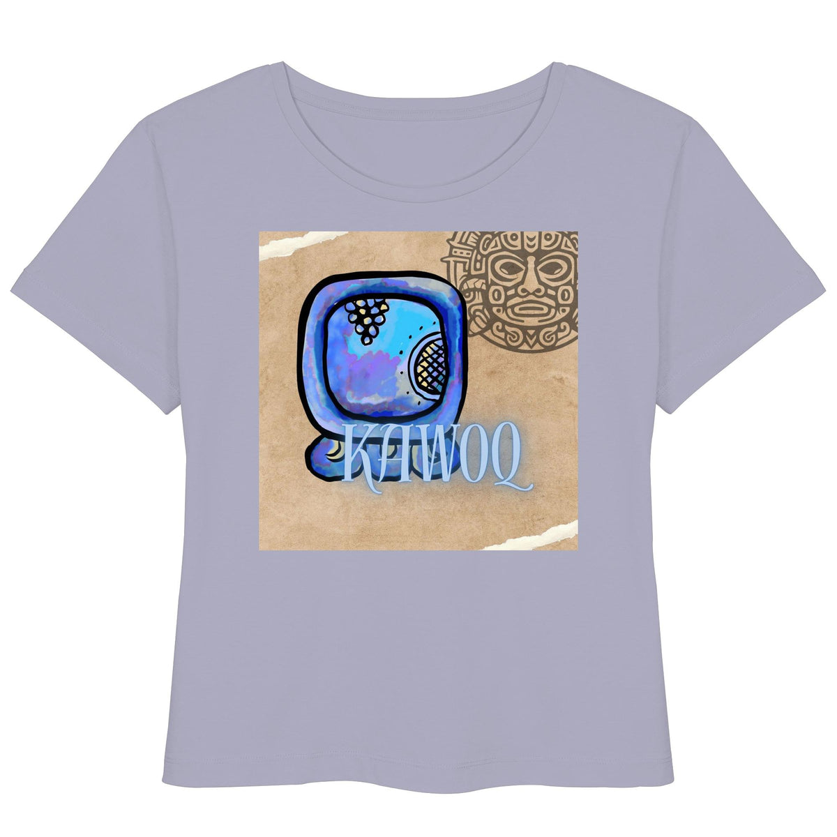 Womens Organic Lightweight T-Shirt - Blauer Sturm / blue storm