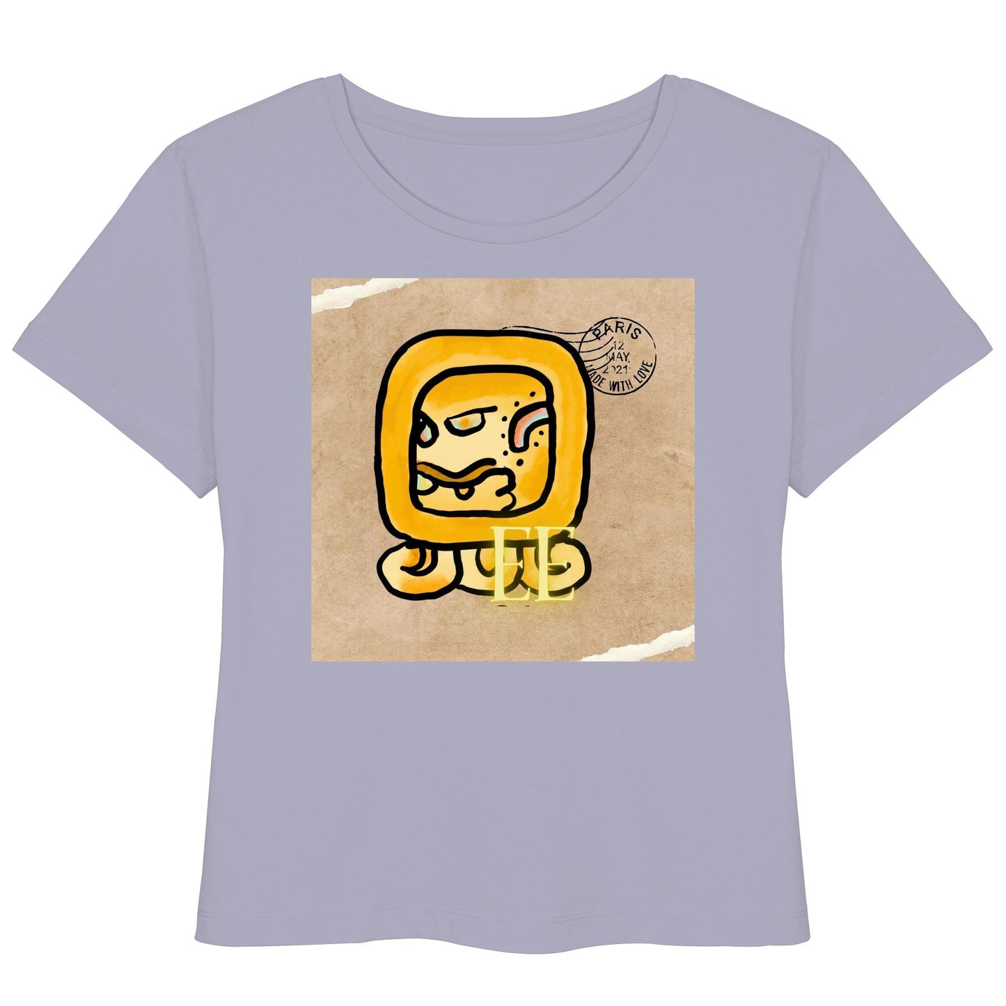 Womens Organic Lightweight T-Shirt - Gelbe Straße / Yellow road