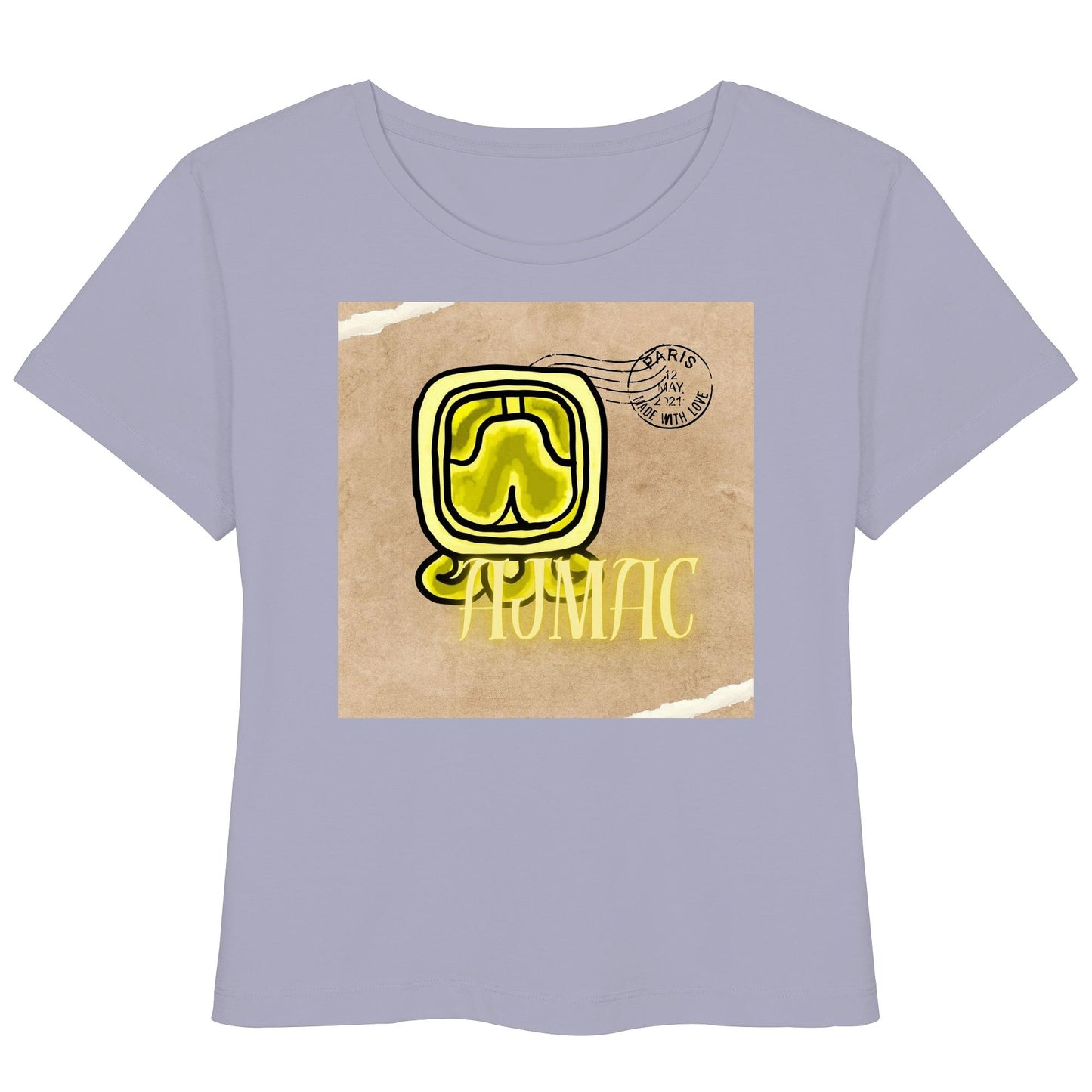 Womens Organic Lightweight T-Shirt - Gelbe Weisheit / Yellow wisdom