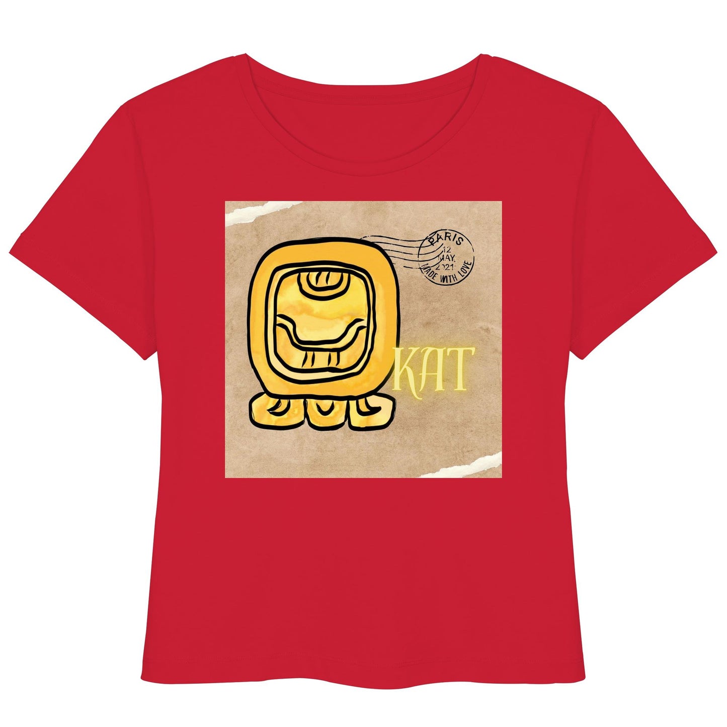 Womens Organic Lightweight T-Shirt - Gelber Same / Yellow seed