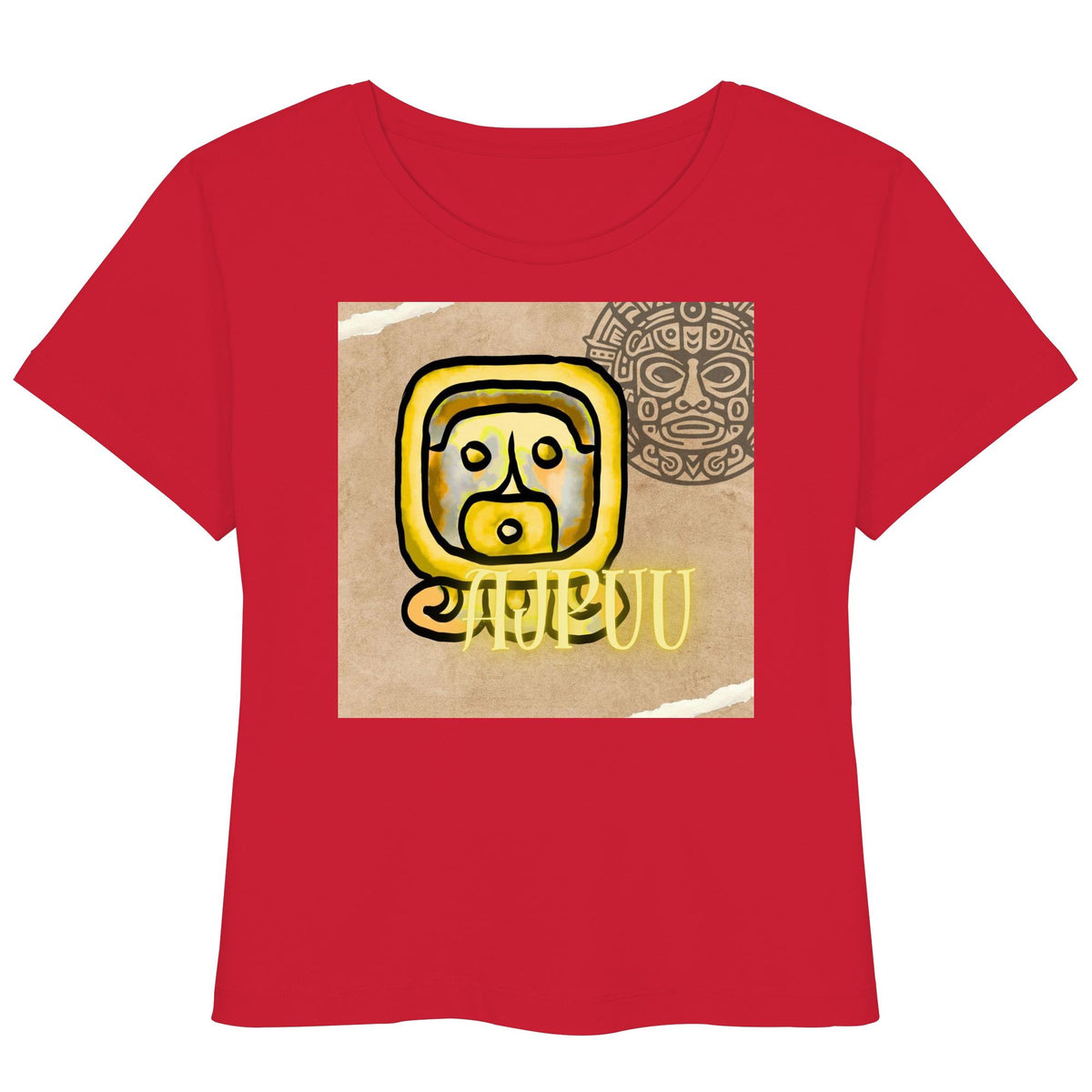 Womens Organic Lightweight T-Shirt - Gelbe Sonne / yellow sun