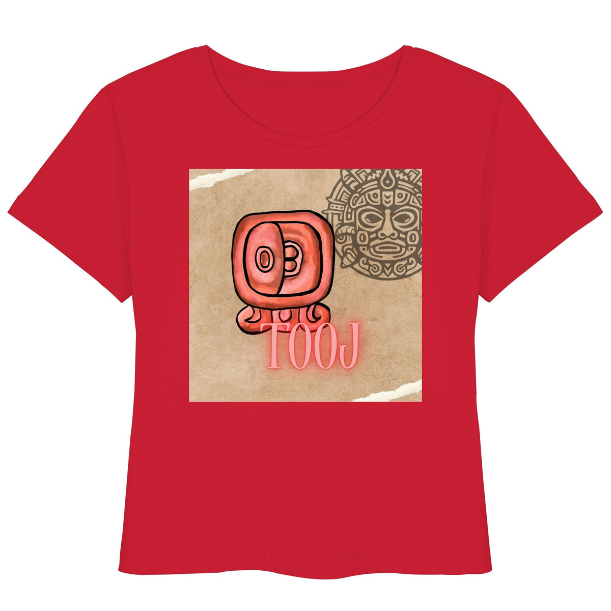 Womens Organic Lightweight T-Shirt - Rote Hingabe / red offering