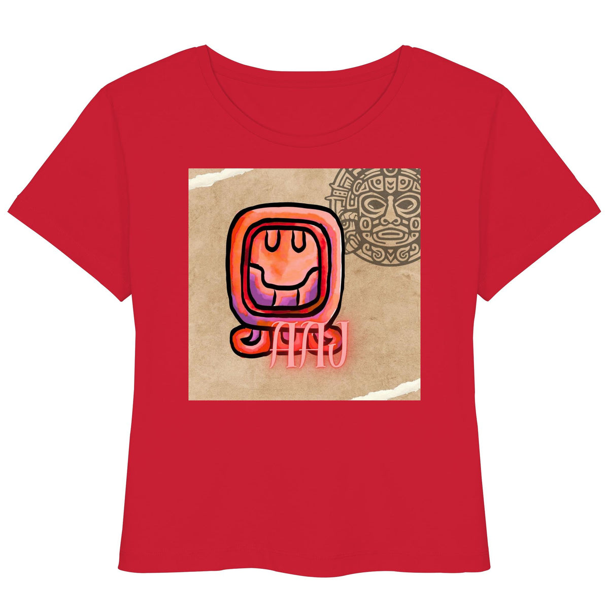 Womens Organic Lightweight T-Shirt - Rotes Schilf / red reed